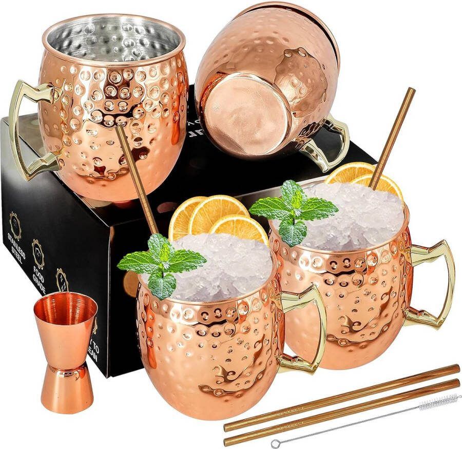 Thuys Moscow Mule Bekers Moscow Mule Beker Moscow Mule Moskow Mule Bekers Cocktailglas Cocktailglazen