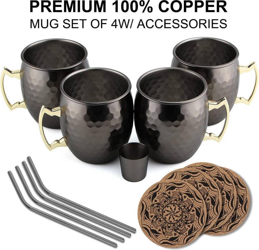 Thuys Moscow Mule Bekers Moscow Mule Beker Moscow Mule Moskow Mule Bekers Cocktailglas Cocktailglazen