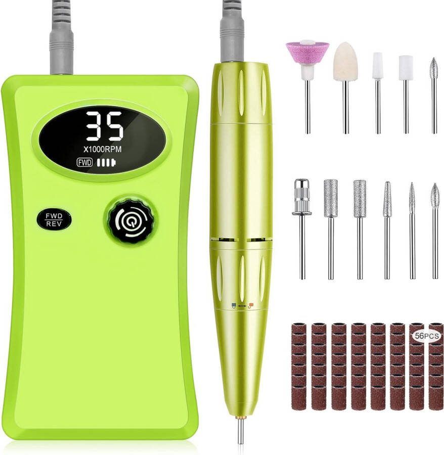 Thuys Nagelfrees set Nagelfrees elektrische Nagelfrees Electrisch Nagelfrees Manicure Pedicure Manicure set Manicureset Pedicureset Pedicure set Nagelfrees Machine Elektrische nagelvijl voor gelnagels Nagelfreesmachine