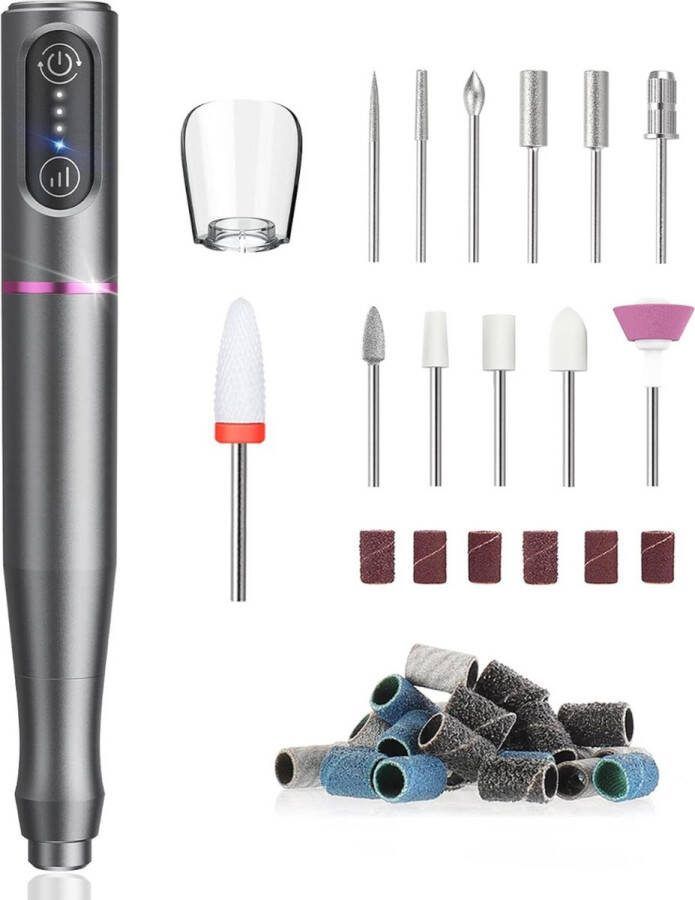 Thuys Nagelfrees set Nagelfrees elektrische Nagelfrees Electrisch Nagelfrees Manicure Pedicure Manicure set Manicureset Pedicureset Pedicure set Nagelfrees Machine Elektrische nagelvijl voor gelnagels Nagelfreesmachine