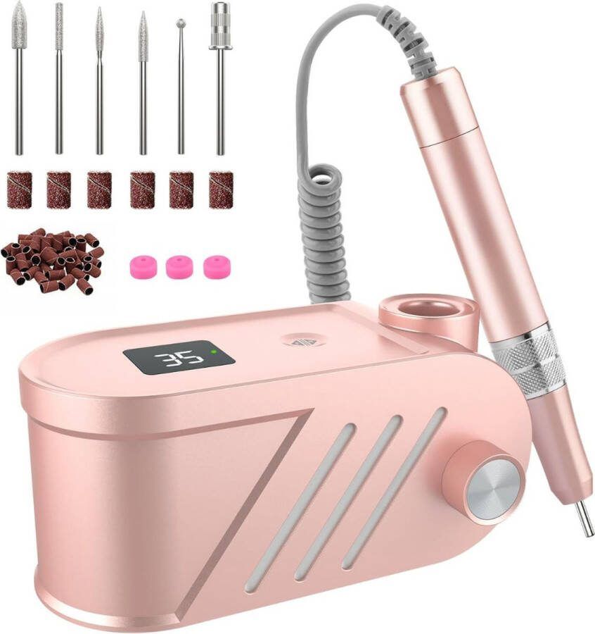 Thuys Nagelfrees set Nagelfrees elektrische Nagelfrees Electrisch Nagelfrees Manicure Pedicure Manicure set Manicureset Pedicureset Pedicure set Nagelfrees Machine Elektrische nagelvijl voor gelnagels Nagelfreesmachine