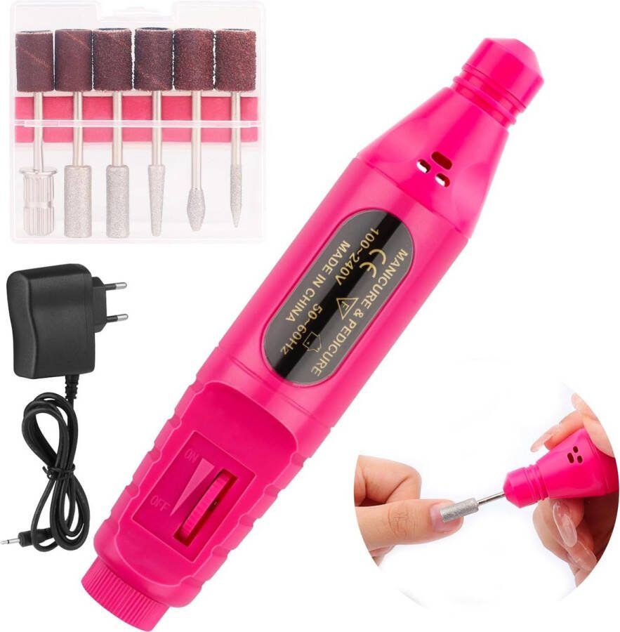 Thuys Nagelfrees set Nagelfrees elektrische Nagelfrees Electrisch Nagelfrees Manicure Pedicure Manicure set Manicureset Pedicureset Pedicure set Nagelfrees Machine Elektrische nagelvijl voor gelnagels Nagelfreesmachine
