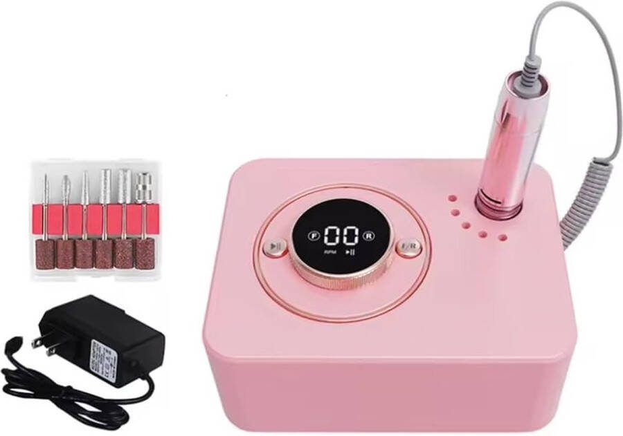 Thuys Nagelfrees set Nagelfrees elektrische Nagelfrees Electrisch Nagelfrees Manicure Pedicure Manicure set Manicureset Pedicureset Pedicure set Nagelfrees Machine Elektrische nagelvijl voor gelnagels Nagelfreesmachine