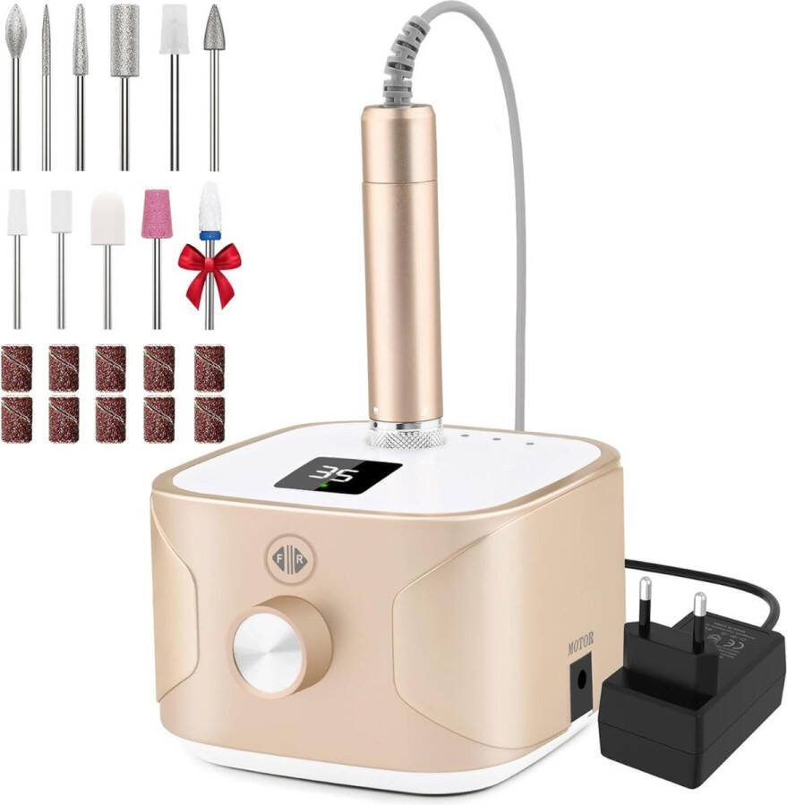 Thuys Nagelfrees set Nagelfrees elektrische Nagelfrees Electrisch Nagelfrees Manicure Pedicure Manicure set Manicureset Pedicureset Pedicure set Nagelfrees Machine Elektrische nagelvijl voor gelnagels Nagelfreesmachine