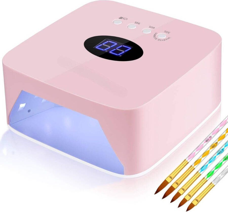 Thuys Nagellamp Nagel lamp Nagellamp LED Nagellamp LED UV Nagellamp voor Gel Nagellak Nagel Lamp Bureau Nageldroger Nageldrogers Nagel Droger Nageldroger voor Gel Nagellak Nageldroger LED