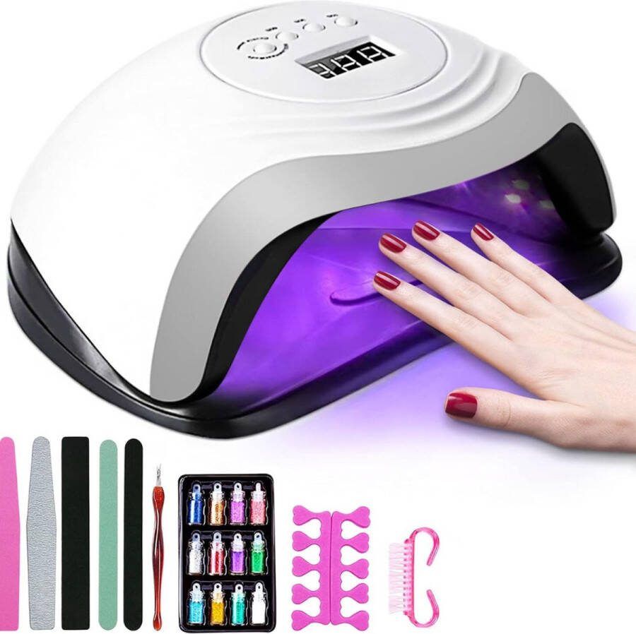 Thuys Nagellamp Nagel lamp Nagellamp LED Nagellamp LED UV Nagellamp voor Gel Nagellak Nagel Lamp Bureau Nageldroger Nageldrogers Nagel Droger Nageldroger voor Gel Nagellak Nageldroger LED