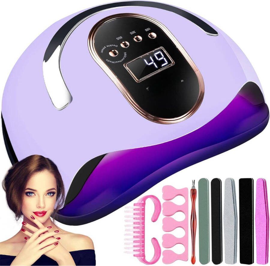 Thuys Nagellamp Nagel lamp Nagellamp LED Nagellamp LED UV Nagellamp voor Gel Nagellak Nagel Lamp Bureau Nageldroger Nageldrogers Nagel Droger Nageldroger voor Gel Nagellak Nageldroger LED