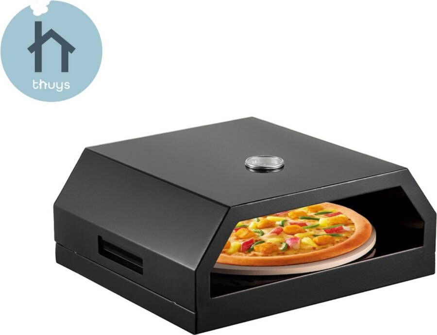 Vevor Outdoor Pizzaoven Professionele Pizza Oven Outdoor Pizzaoven Voor buiten Zwart