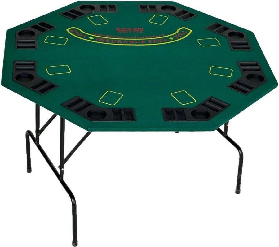 Thuys Pokertafel Luxe pokertafel Poker tafel Pokertafel 8 personen Voor de leukste pokeravond!
