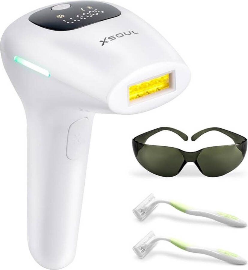 Thuys Professioneel Laser Ontharingsapparaat – IPL Ontharing – Automatisch & Handmatige Modus – Hele Lichaam – Oogbescherming – Luxe Design