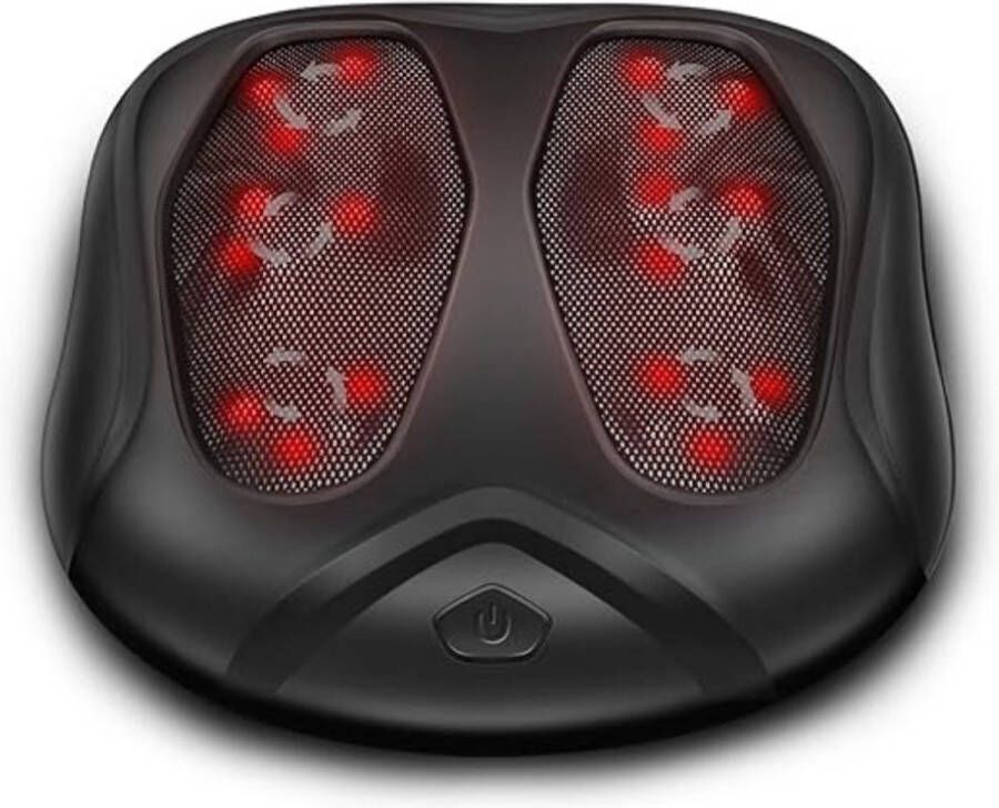 Thuys Professioneel Voetmassage Apparaat – Elektrisch – Met Infraroodverwarmtefunctie – voor Plantaire Fasciitis – Bloedsomloop – Shiatsu Zwart