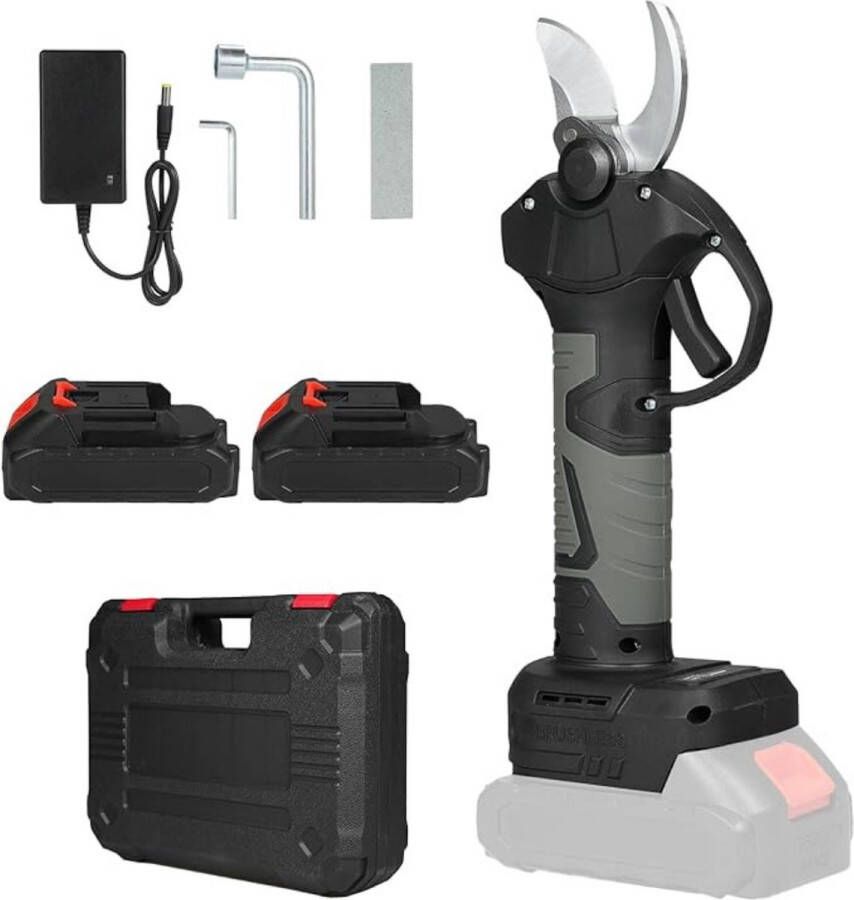Thuys Professionele Snoeischaar met Accu – Takkenschaar 4000mAh – Inclusief Draagtas – Oplaadbaar – Hoogste Kwaliteit – 750W – Zwart