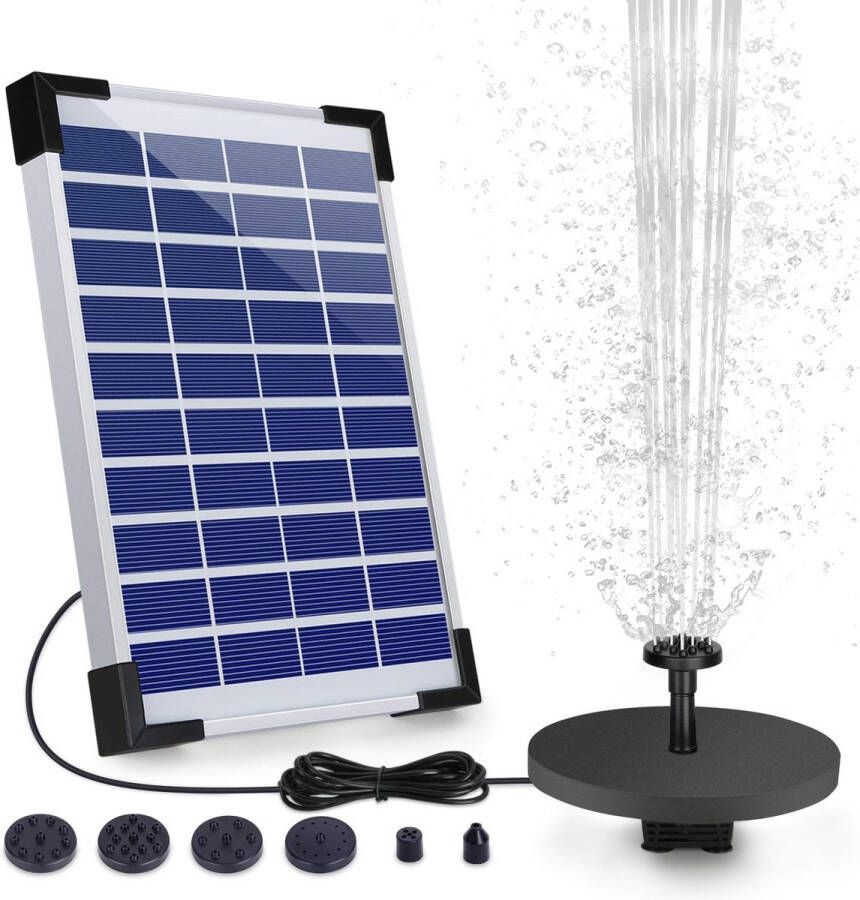 Thuys Solarfontein Solar fontein zonne energie Vijverpomp Vijver pomp Solar fontein op zonne energie