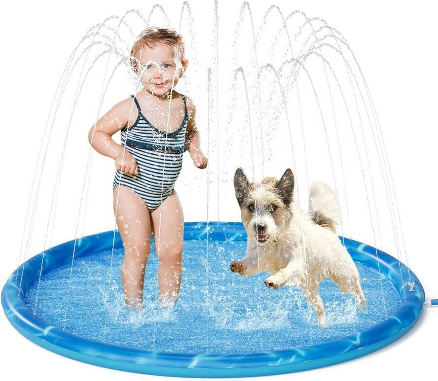 Thuys Sproeiermat Sproeier mat Sproeier mat kids Sprinklermat Sprinkler mat Waterspeelmat Waterspeelgoed kids Waterspeelgoed kinderen Waterspeelmat kids Waterspeelmat hond Waterspeelmat met Watersproeier