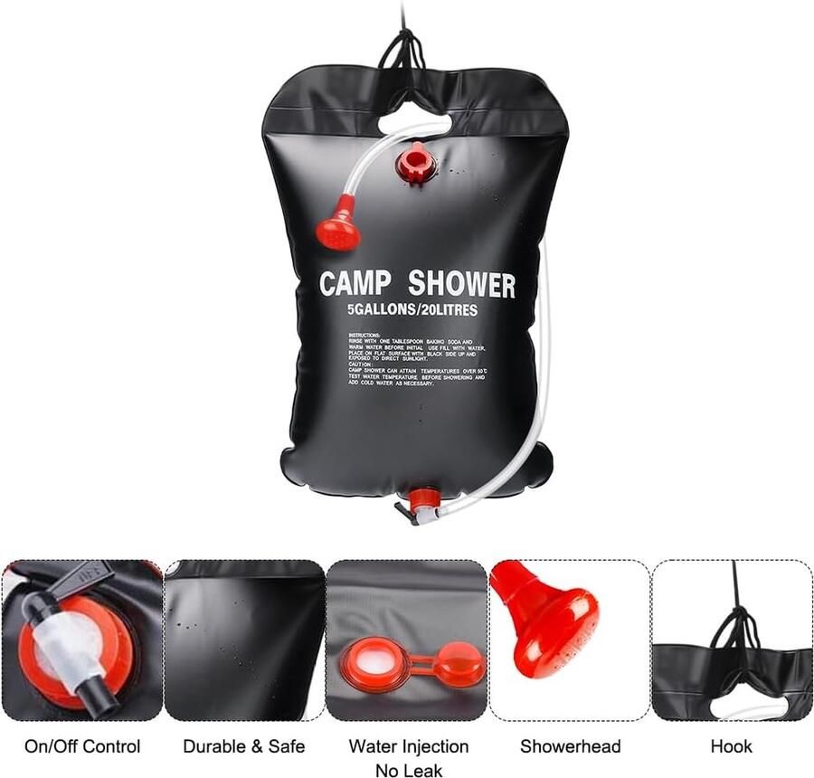 Thuys Buitendouche Campingdouche Camping Douche Camping Douche met Douchekop Mobiele Douche Draagbare Douche Campingdouches Buitendouches Buiten Douche Buitendouche Camping Buitendouche Camper Buiten Douche Camping