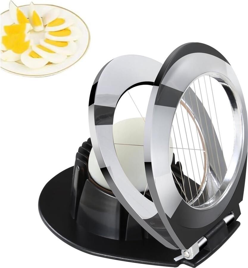 Thuys Eiersnijder Eiersnijer Eier Snijder Eiersnijders Champignonsnijder Keukenbenodigdheden Keuken Accessoires Eiergereedschap Egg Slicer
