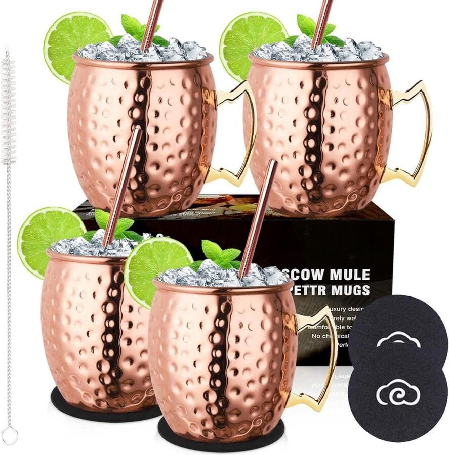 Thuys Moscow Mule Bekers Moscow Mule Beker Moscow Mule Moskow Mule Bekers Cocktailglas Cocktailglazen