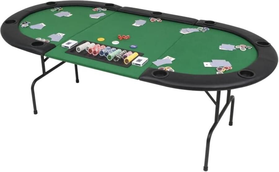 Thuys Pokertafel Luxe pokertafel Poker tafel Pokertafel 9 personen Voor de leukste pokeravond!