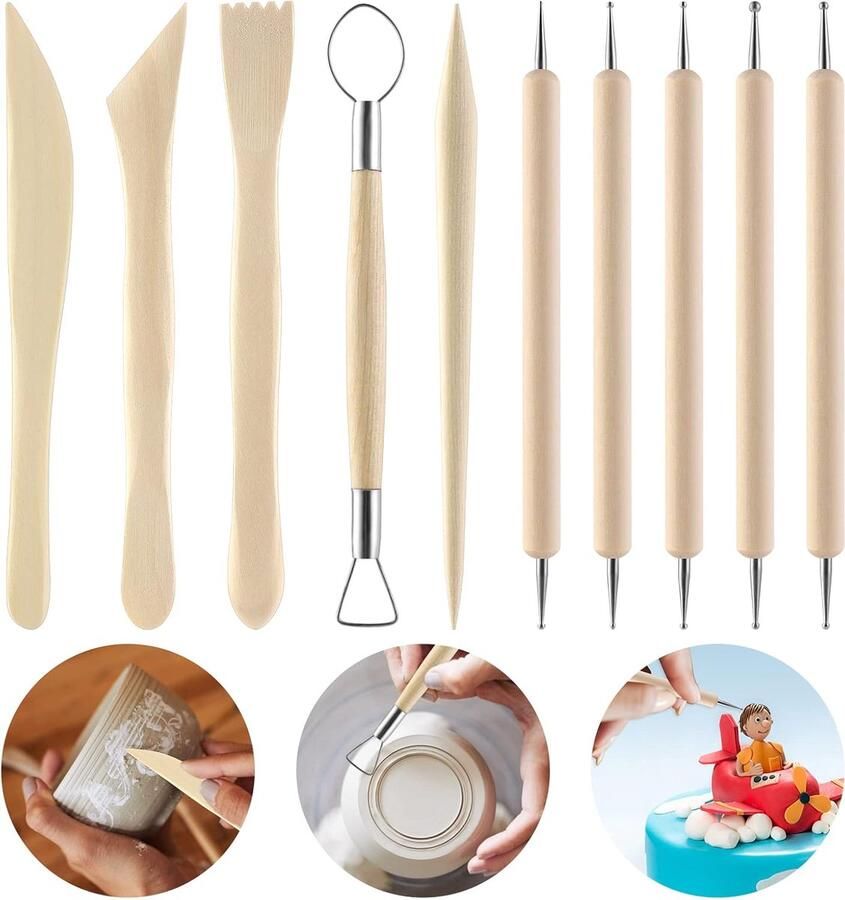 Thuys Pottenbakken Gereedschap Pottenbakkersgereedschapset Boetseer Gereedschap Klei Gereedschap Boetseer Set Beeldhouwen Pottenbakken Boetseergereedschap Kleigereedschap Modelleergereedschap