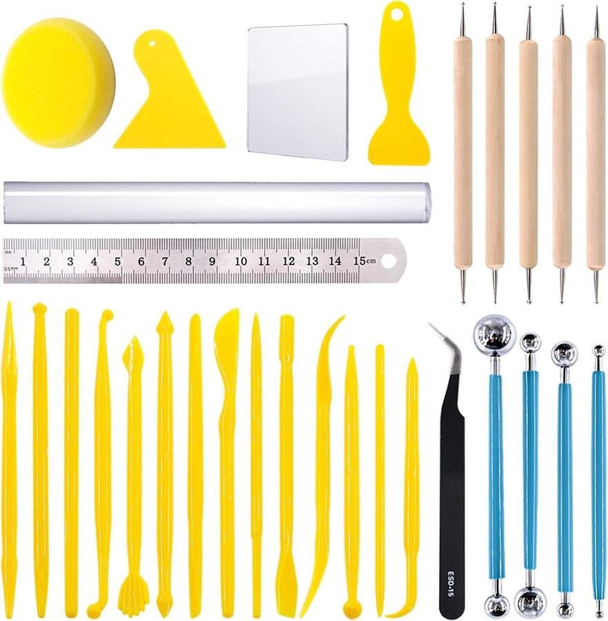 Thuys Pottenbakken Gereedschap Pottenbakkersgereedschapset Boetseer Gereedschap Klei Gereedschap Boetseer Set Beeldhouwen Pottenbakken Boetseergereedschap Kleigereedschap Modelleergereedschap