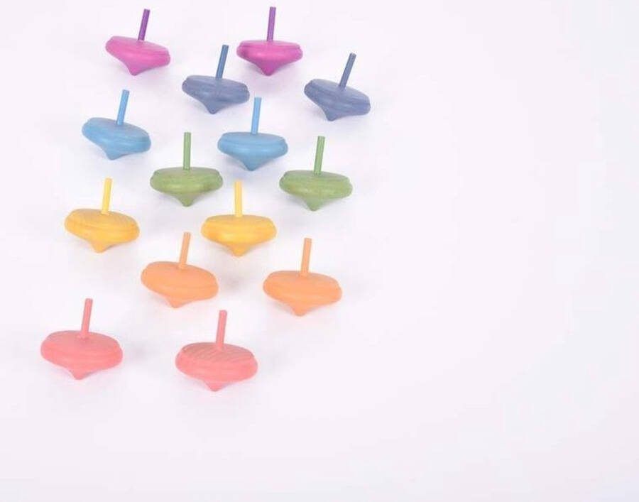 TickIT Regenboog Houten Tollen Pk14