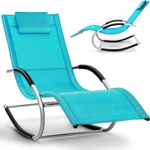Tillvex schommelstoel turquoise-tuin ligstoel- relax ligstoel- ligstoel schommel- ligstoel camping