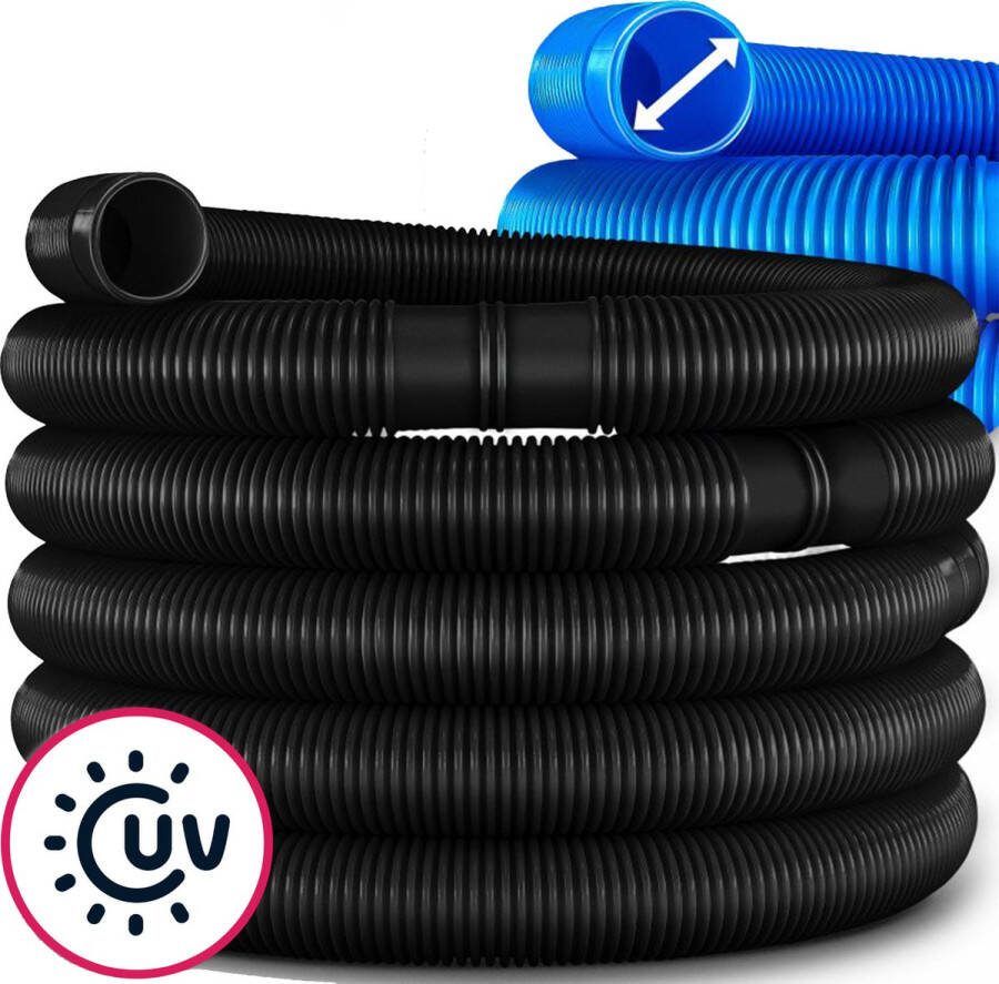 Tillvex Zwembadslang Zwart 12m 32mm Accessoires Hottub Zwembad Filterpomp Zwembadpomp