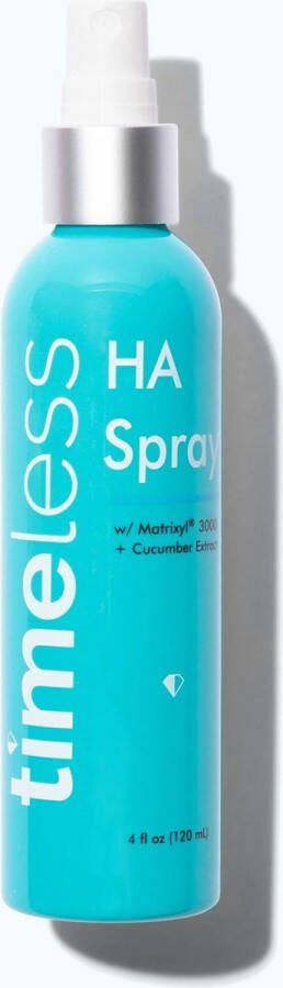 Timeless Face Mist Spray Gezichtsspray – Body Spray Hydrating Mist – Gezichtsspray met Matrixyl 3000 verzachtende verfrissende gezichts- en lichaamsspray gezichtsspray Komkommer – Face Mist met hyaluronzuur – 120 ml