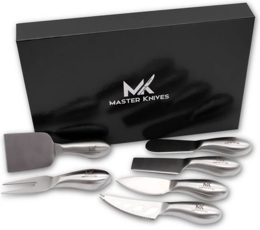 Master knives Kaasmesjes Kaasmessen Set Kaasmes Kaasmessen RVS