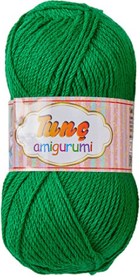 Tinc amigurumi 5 bollen groen 100grams bollen haakgaren acryl garen voor pendikte 4 a 5mm (nr 2692)