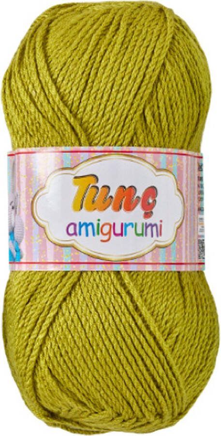 Tinc amigurumi 5 bollen olijfgroen 100grams bollen haakgaren acryl garen voor pendikte 4 a 5mm (nr 212)