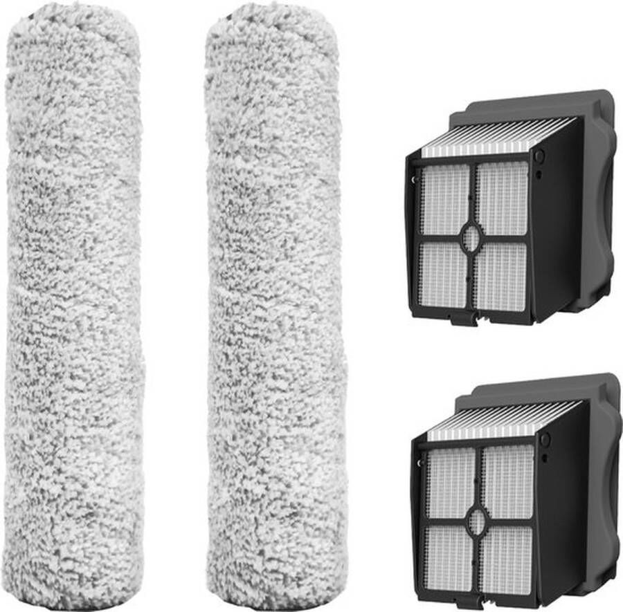 Tineco accessoire set (2x Hepa & 2x borstels) voor FLOOR ONE S7 Premium vloerreiniger