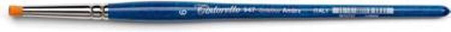 Tintoretto Amber Synthetisch Penseel Rond Schuin 4