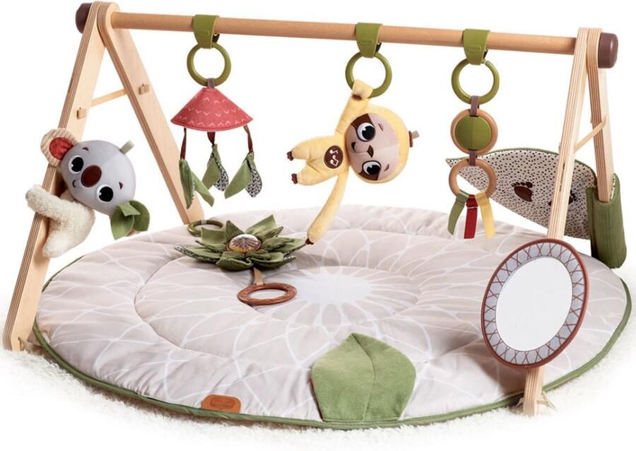 Tiny Love Boho Chic Luxe Developmental Gymini Speelkleed voor Baby's Houten Speelgoed Boog Vanaf 0 Maanden