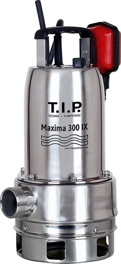 T.I.P. Technische Industrie Produkte Maxima 300 IX 30116 Dompelpomp voor vervuild water 18000 l h 8 m