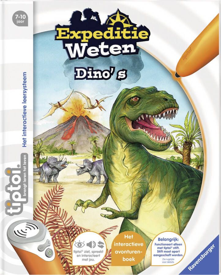 Tiptoi boek Expeditie weten Dino´s Ravensburger Leersysteem