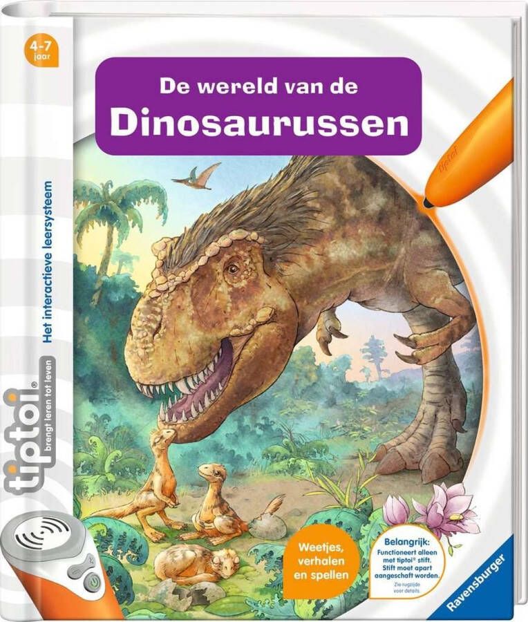 Tiptoi Boek Ontdek de Wereld van de Dinosaurussen Ravensburger Leersysteem