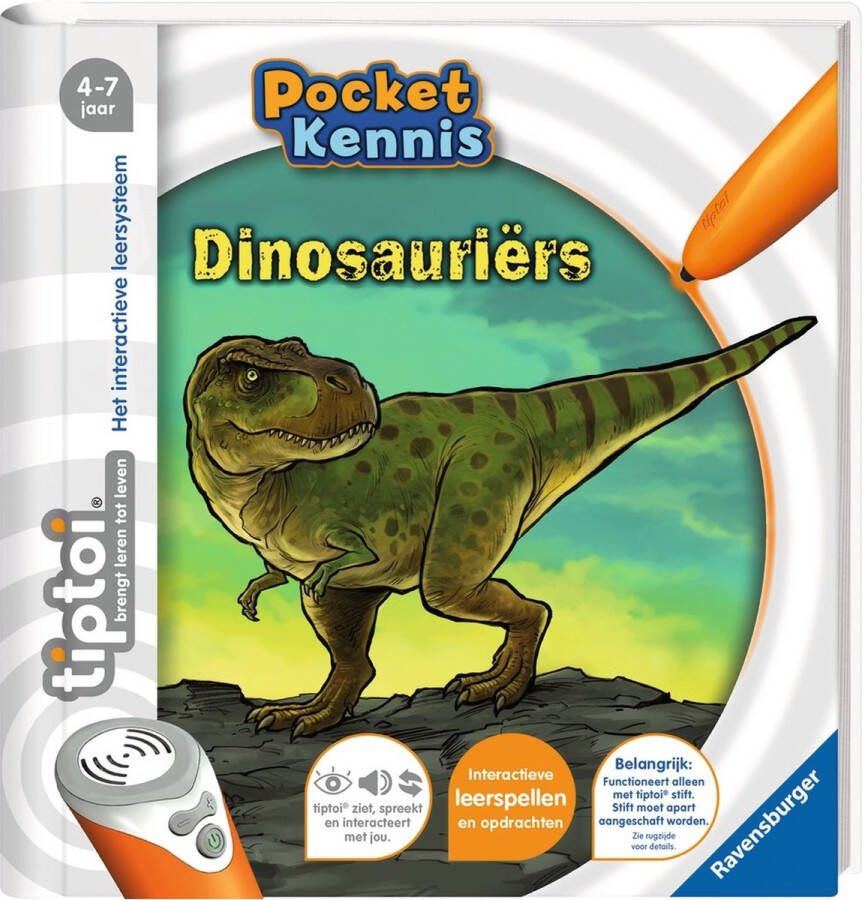 Tiptoi Pocket Boek Dino's Ravensburger Leersysteem