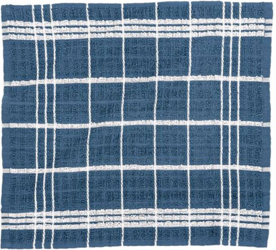 Tiseco Home Studio Vaatdoek OMAN SET 12 100% katoen badstof ultra-absorberend sneldrogend duurzaam materiaal 32x35 cm Bluestone