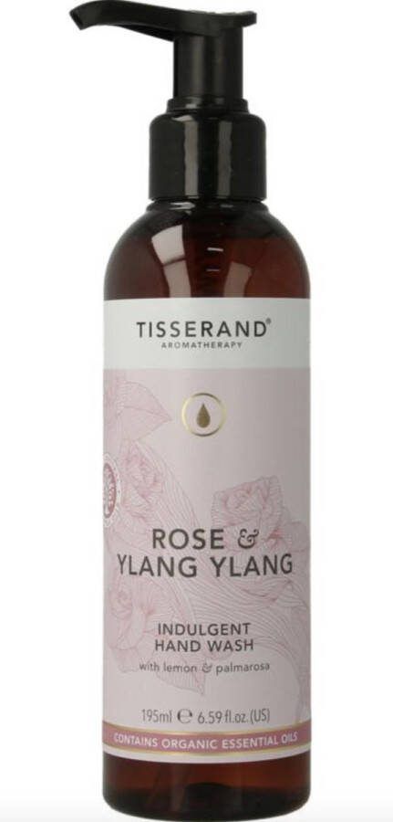 Tisserand Aromatherapy Handzeep roos & ylang 195 ml