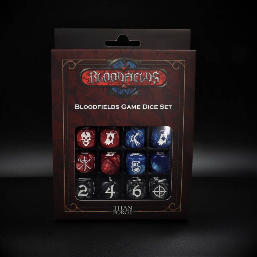 Titan Forge Bloodfields: Dice Set Dobbelstenen Set