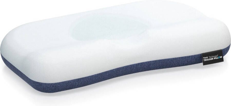 Tmx Trigger Pillow Ergonomisch Hoofdkussen 60x30 cm Verkoelend Gelkussen met Neksteun Kussen voor Nekklachten Triggerpoint Massage Slaapkussen Nekmassage Orthopedisch hoofdkussen voor Zijslapers en Rugslapers