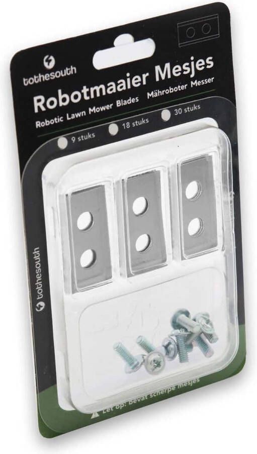 To the South Robotmaaier mesjes staal geschikt voor Mowox RM 900 WIU-SC 6 stuks