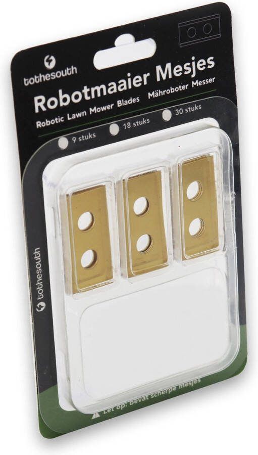 To the South Robotmaaier mesjes titanium geschikt voor PARKSIDE Smart (Lidl Robotmaaier) Let op: exclusief schroefjes 18 stuks