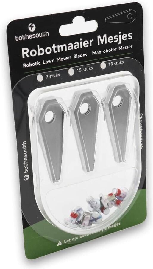 To the South Universele Robotmaaier Mesjes geschikt voor o.a. Bosch Robotmaaiers Staal 30 stuks