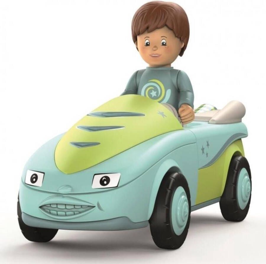 Toddys Speelgoedauto Fluxy Junior 16 Cm Blauw groen 2-delig