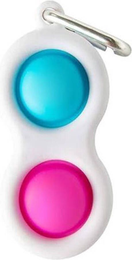 Togadget simple dimple TikTok fidget toy roze blauw