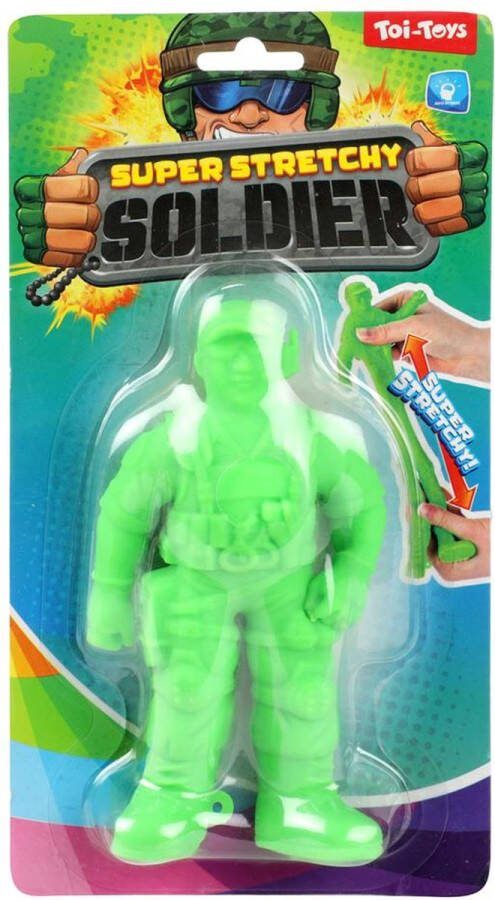 Toi-Toys Alfafox Stretchy soldaat Stressbal Fidget voor de hand Rek Strek Knijp