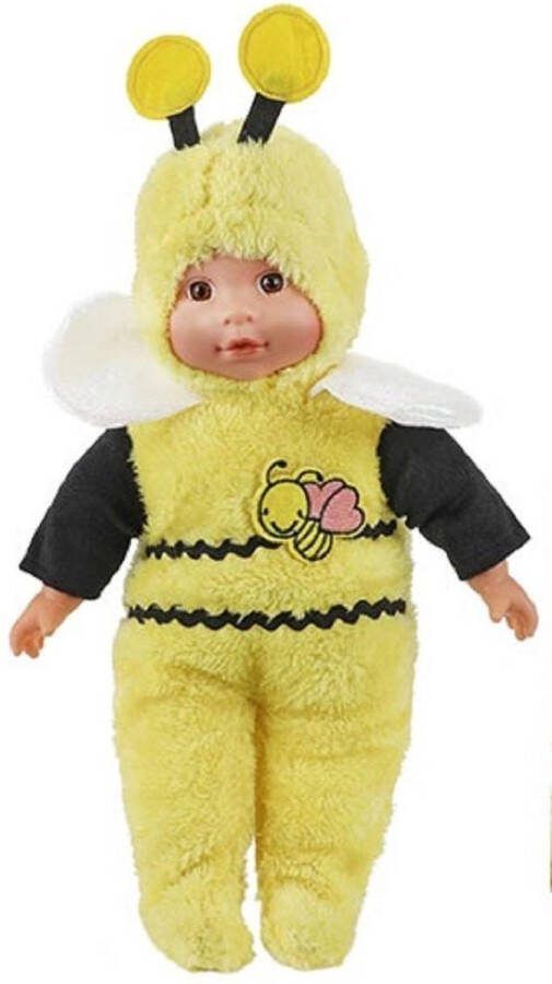 Toi Toys BV Baby Beau Babypop in Dierenpakje Bij