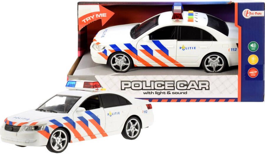 Toi-Toys Cars and Trucks Politieauto met licht en geluid (24048A)